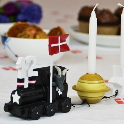 Fødselsdagstog med stjernetegn